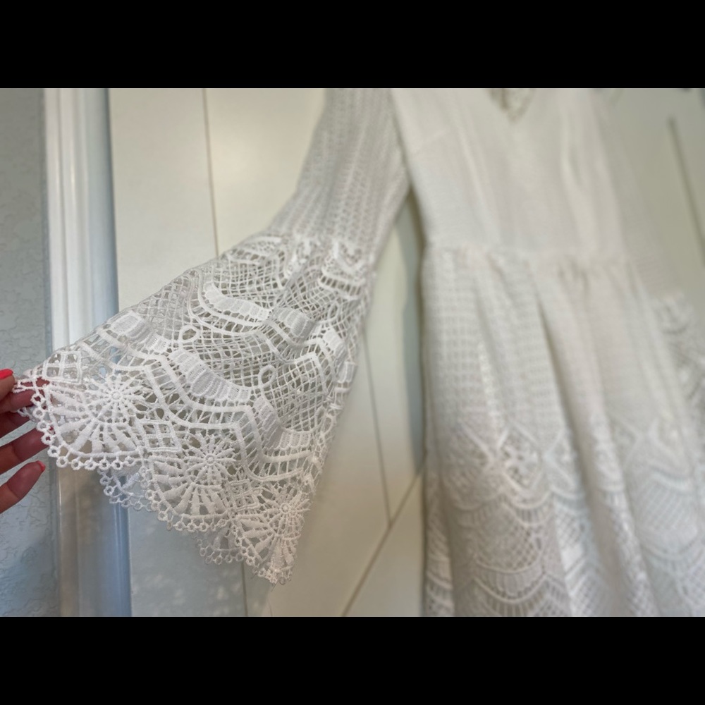 Crochet Open Back Sundress